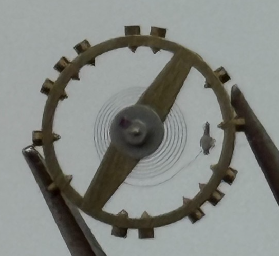 FEF 370 371 Balance Wheel Complete And Spring  176 Watch Movement Parts NOS