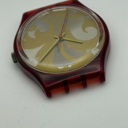 33mm Vintage 1990 Swatch GR106 Louis Watch UNTESTED PARTS REPAIR