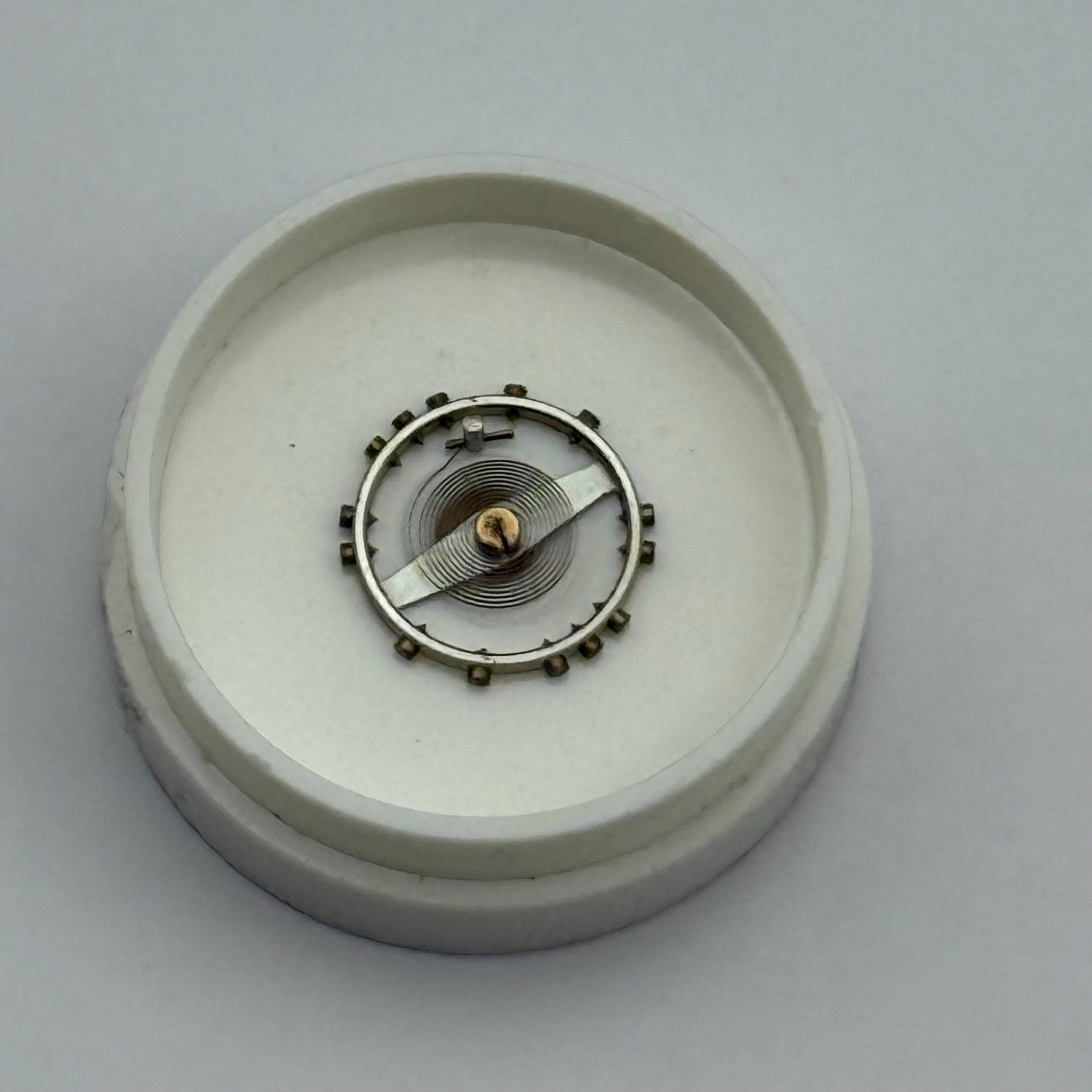 ETA 761 1201 Balance Wheel Complete And Spring  145 M Watch Movement Parts NOS