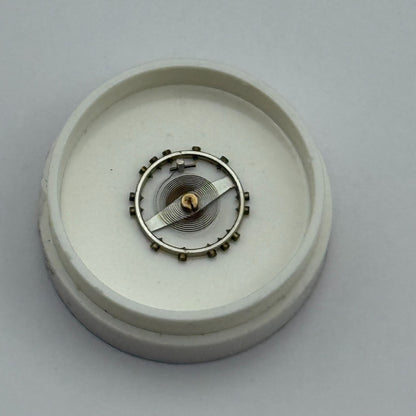 ETA 761 1201 Balance Wheel Complete And Spring  145 M Watch Movement Parts NOS
