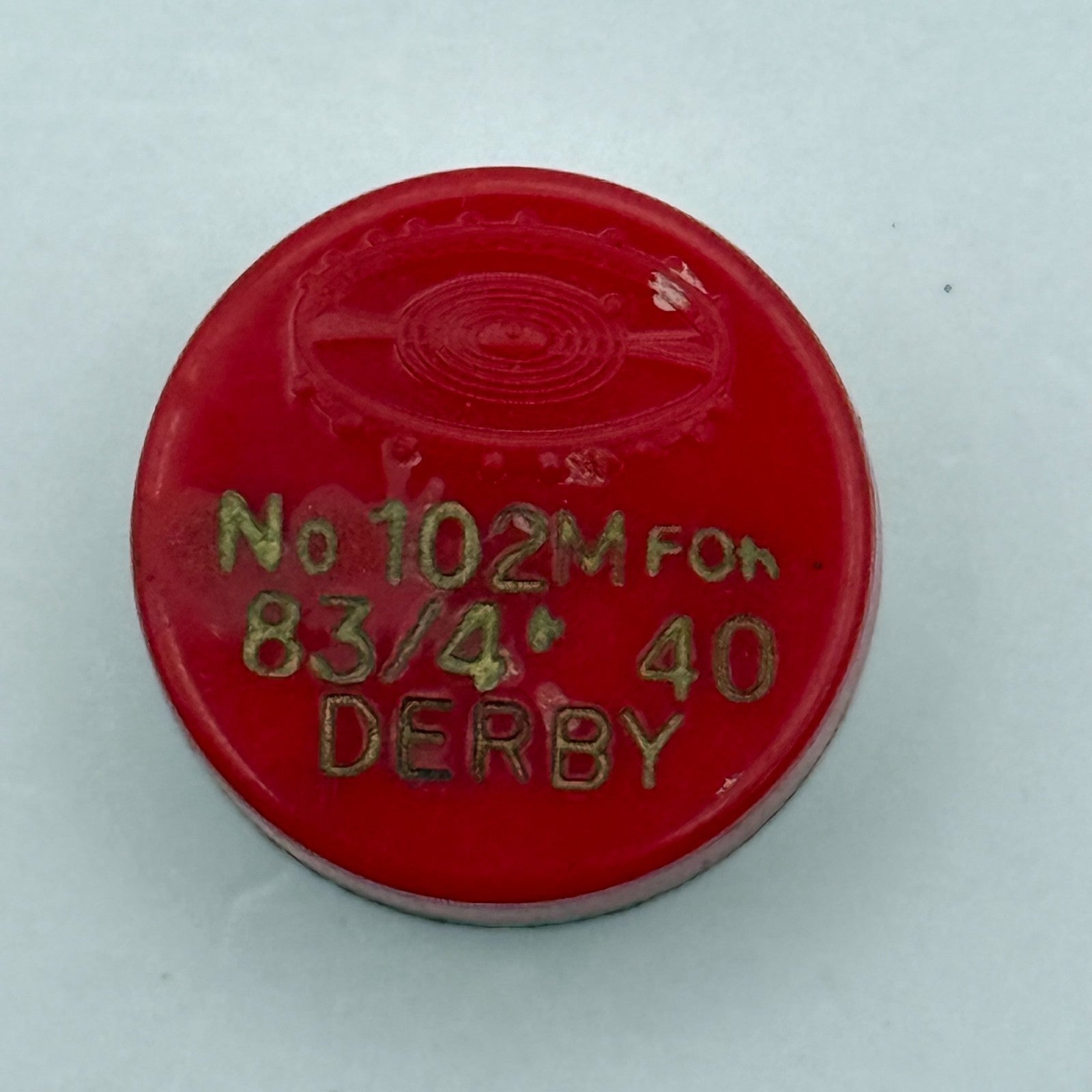 Derby 40 Balance Wheel Complete And Spring 8 3/4''' 102 M Watch Movement Parts 