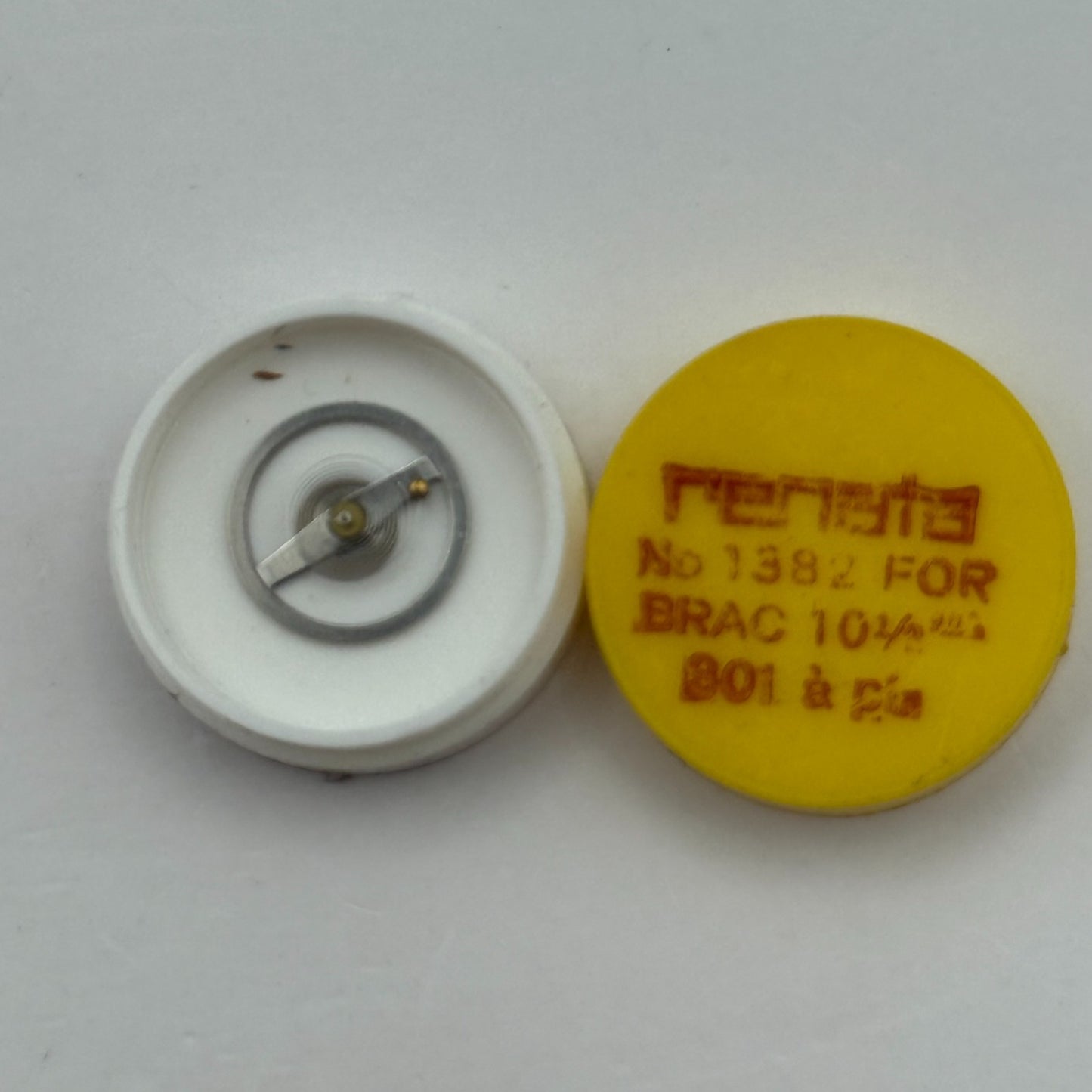 Brac 301 Balance Complete 10½’’’ a pl. Renata 1382 Watch Movement Parts Vintage