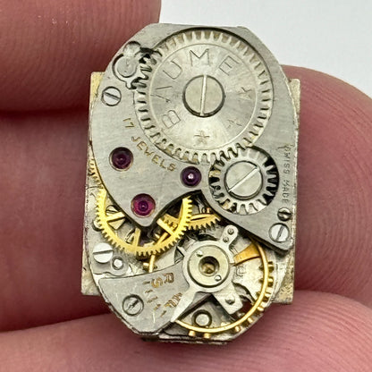 12.7mm Ladies Baume 17 Jewels Swiss Manual Wind Watch Movement Vintage PARTS