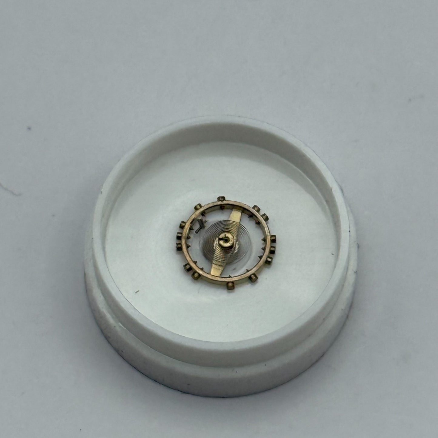 AS 1977-2 Balance Wheel Complete And Spring  1831 M Watch Movement Parts NOS