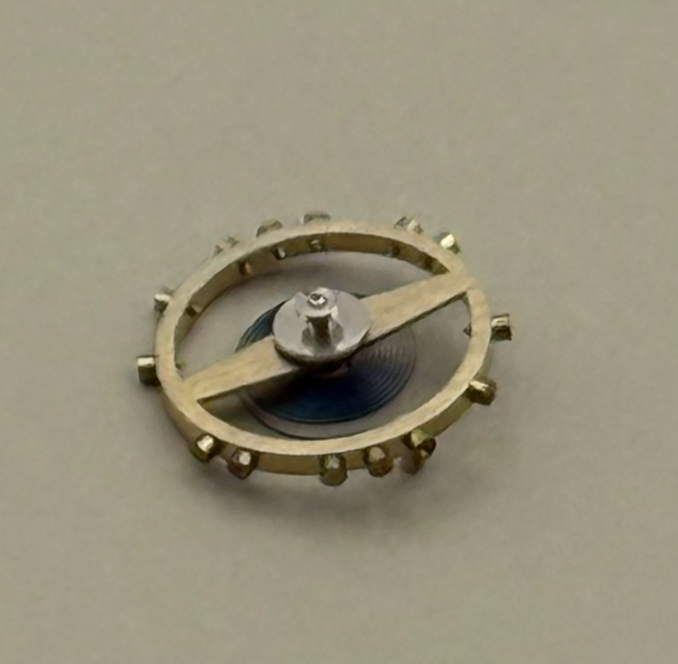 FEF 270 Balance Wheel Complete And Spring 5¼’’’ 173 M Watch Movement Parts NOS