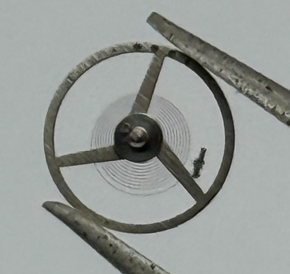 AS 976 1012 Balance Wheel Complete And Spring  29 M Watch Movement Parts NOS