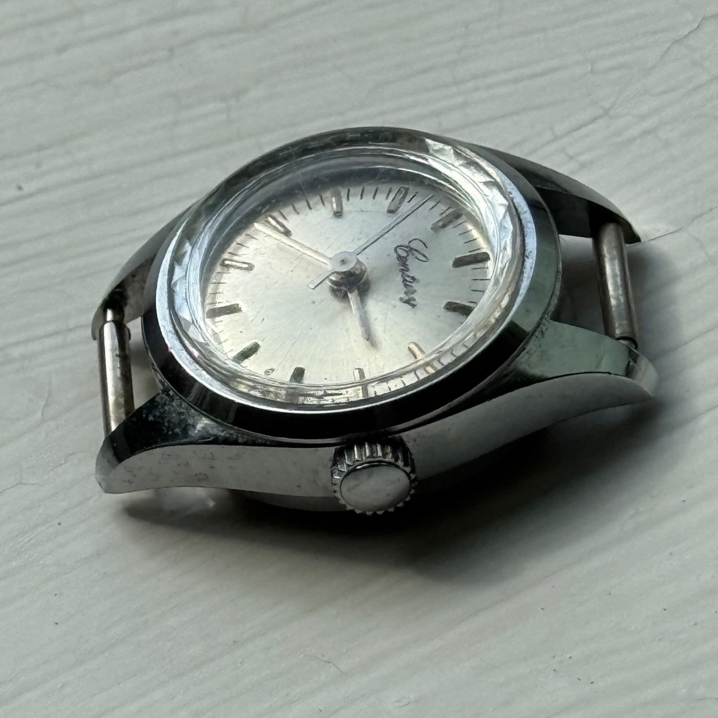 22mm Vintage Century Fujifilm Japan Sweep Seconds Manual Wind Watch FOR PARTS