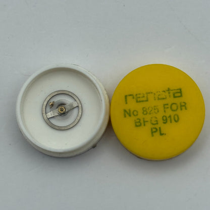 BFG 910 Balance Wheel Complete And Spring 825 Renata Watch Movement Parts NOS 