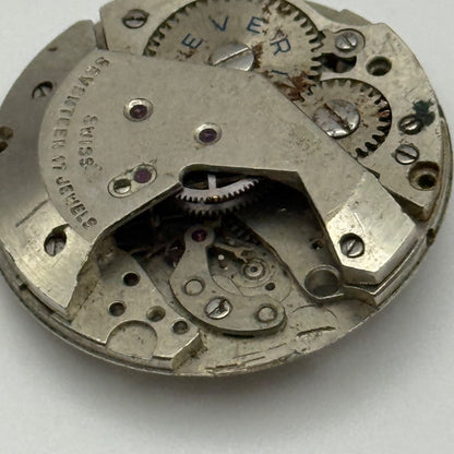 AS 1795 Watch Movement 17 Jewels Manual Wind Vintage Swiss Parts Repair 25.9mm