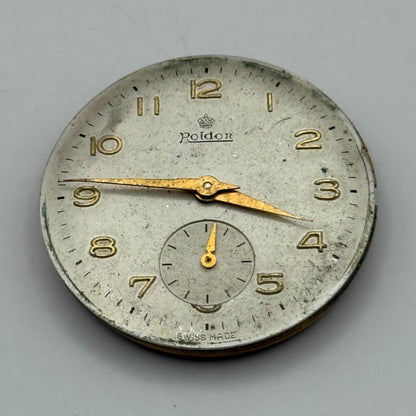 FHF 70 Watch Movement Roldor Manual Wind Vintage Swiss 17 Jewels Parts 27.1mm