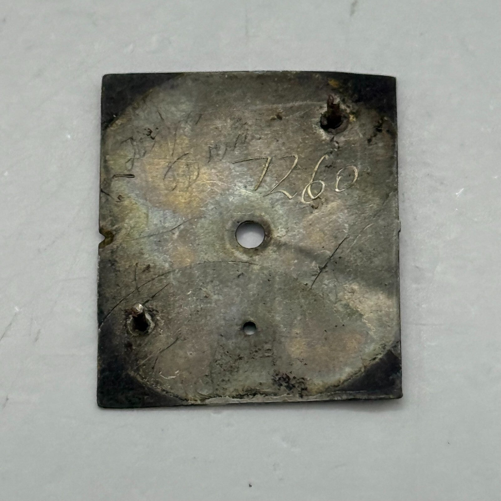 23.6mm Vintage Unidentified Cal 75 Swiss Manual Wind Watch Movement PARTS REPAIR