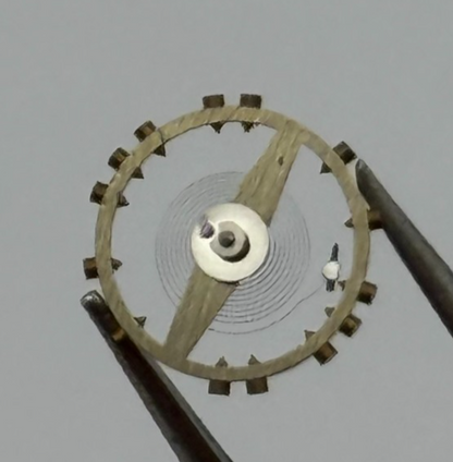 ETA 761 1201 Balance Wheel Complete And Spring  145 M Watch Movement Parts NOS