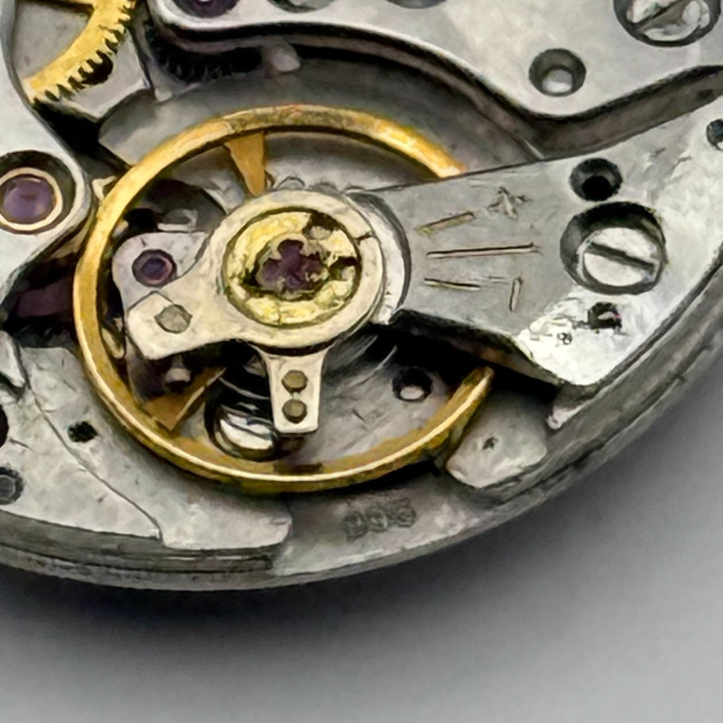 Jaeger Le Coultre 895 Thin Watch Movement Square Dial Vintage Parts Repair 21mm