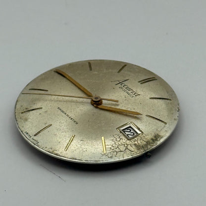 ETA 2409 Watch Movement Accurist Manual Wind Vintage Swiss Parts Repair 25.9mm