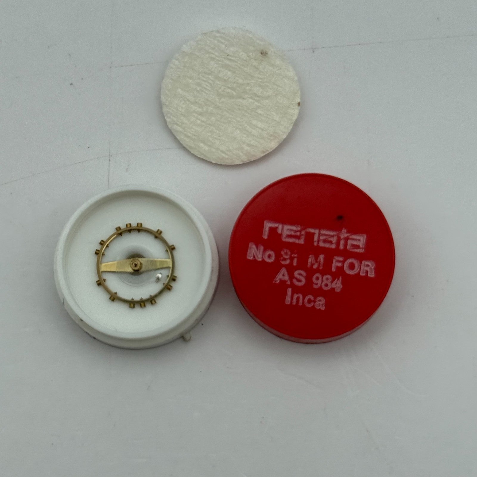 AS 984 Balance Wheel Complete And Spring 81 M Watch Movement Parts NOS