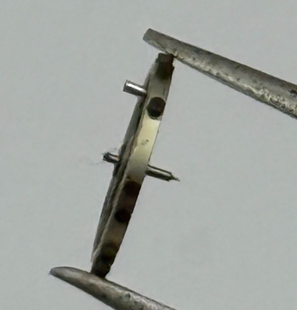 AS 1051 Balance Wheel Complete And Spring 5¼’’’ 34 M Watch Movement Parts NOS