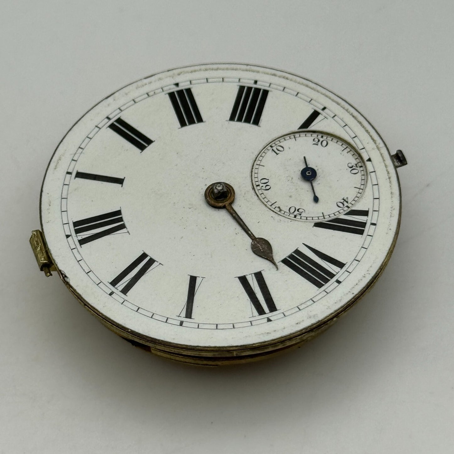 42.9mm Antique CWMC/S Wigston Coventry Cooperative Pocket Watch Movement PARTS