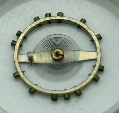 AS 984 Balance Wheel Complete And Spring 10 1/2''' 30 M Watch Movement Parts NOS