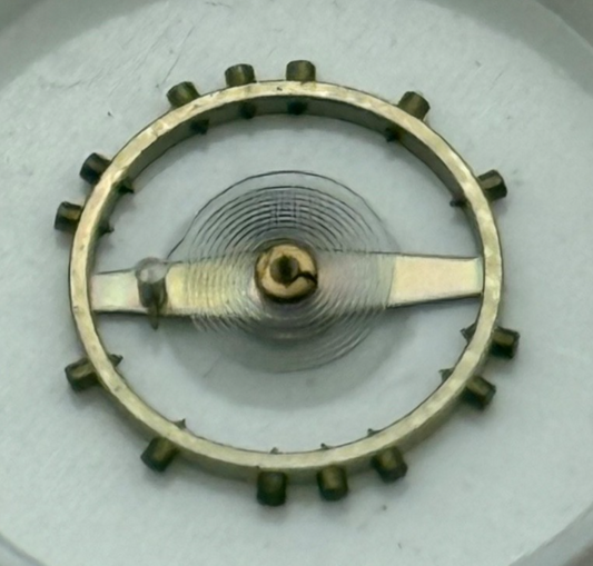 AS 984 Balance Wheel Complete And Spring 10 1/2''' 30 M Watch Movement Parts NOS