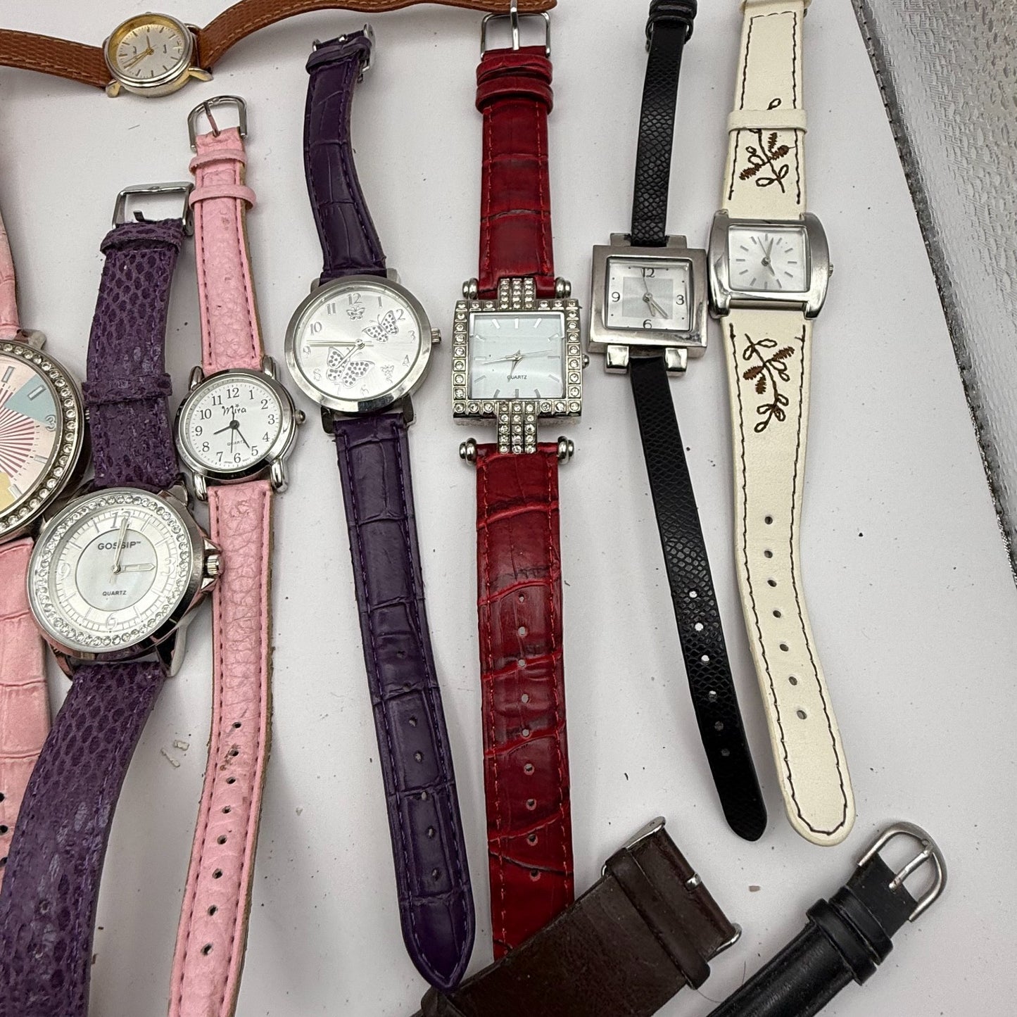 Bundle Of 15 Quartz Watches Job Lot Modern / Vintage Untested Parts / Repair