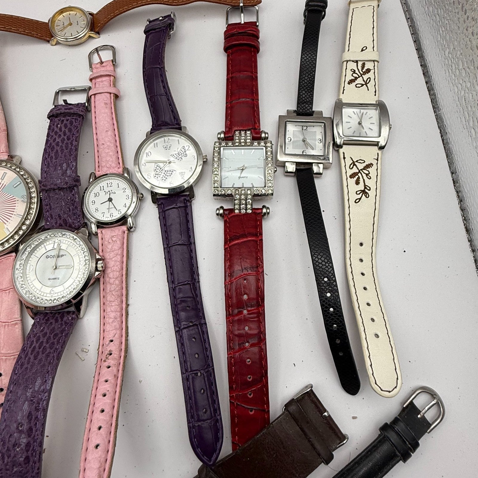 Bundle Of 15 Quartz Watches Job Lot Modern / Vintage Untested Parts / Repair