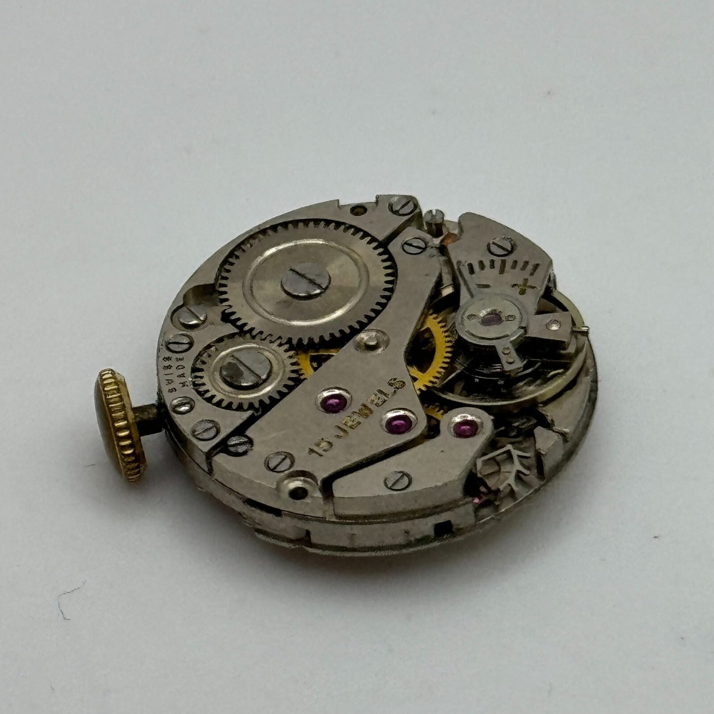 19.7mm Ladies Hirco AS 970 Manual Wind 15 Jewels Watch Movement PARTS SPARES