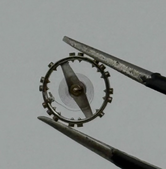 AS 976 1012 Balance Wheel Complete And Spring 29 M Watch Movement Parts NOS