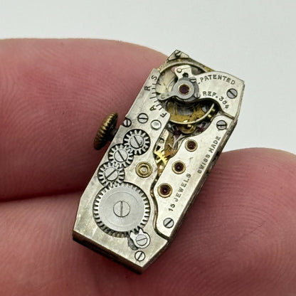10.3mm Cyma Tavannes Ref 354 Manual Wind 15 Jewels Swiss Watch Movement PARTS