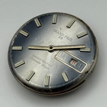 Colombo Style Grand Prix Day Date 1978-3 Watch Movement Manual Wind Parts 24mm