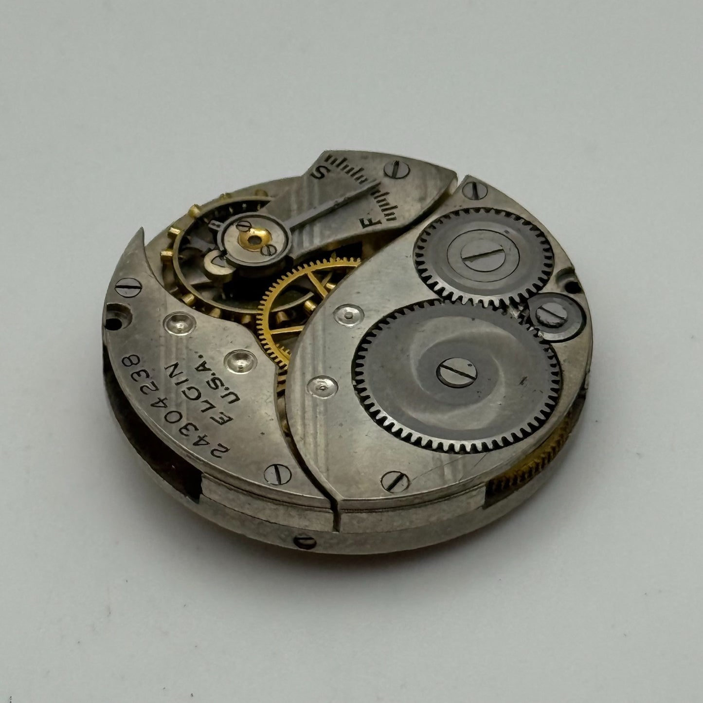 1921 Antique 3/0s Elgin 463 Model 3 American Watch Movement PARTS REPAIR SPARES