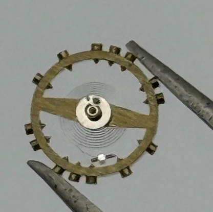 AS 1677 Balance Wheel Complete And Spring Inca 1224 M Watch Movement Parts NOS
