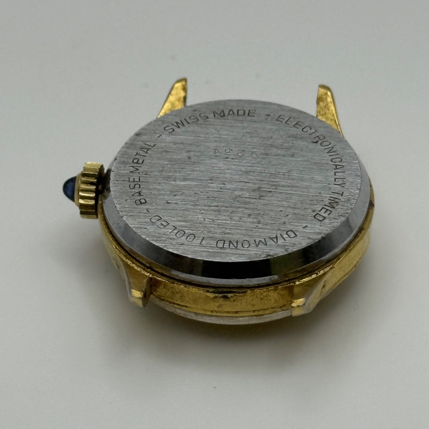 25mm Running Vintage Lucerne Diamond Tooled Swiss Gold Plated Manual Wind PARTS