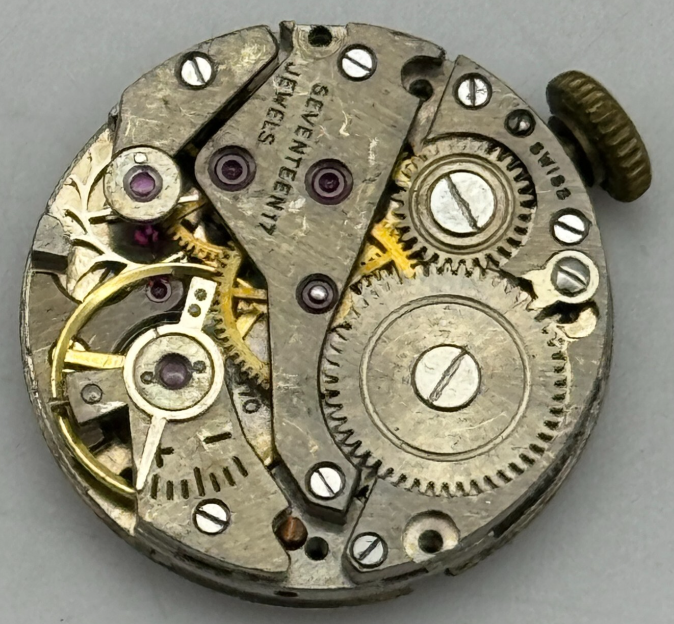 19.7mm Trebex AS 970 A Schild Sub Seconds Manual Wind Swiss Watch Movement PARTS