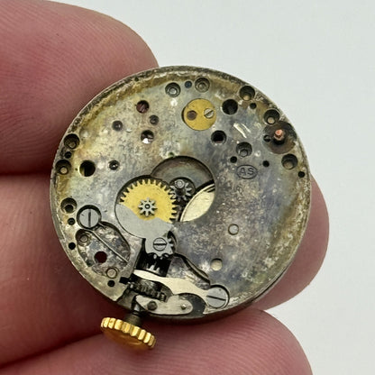 23.7mm AS A Schild 15 Jewels Trench Watch Movement Manual Wind Swiss PARTS SPARE
