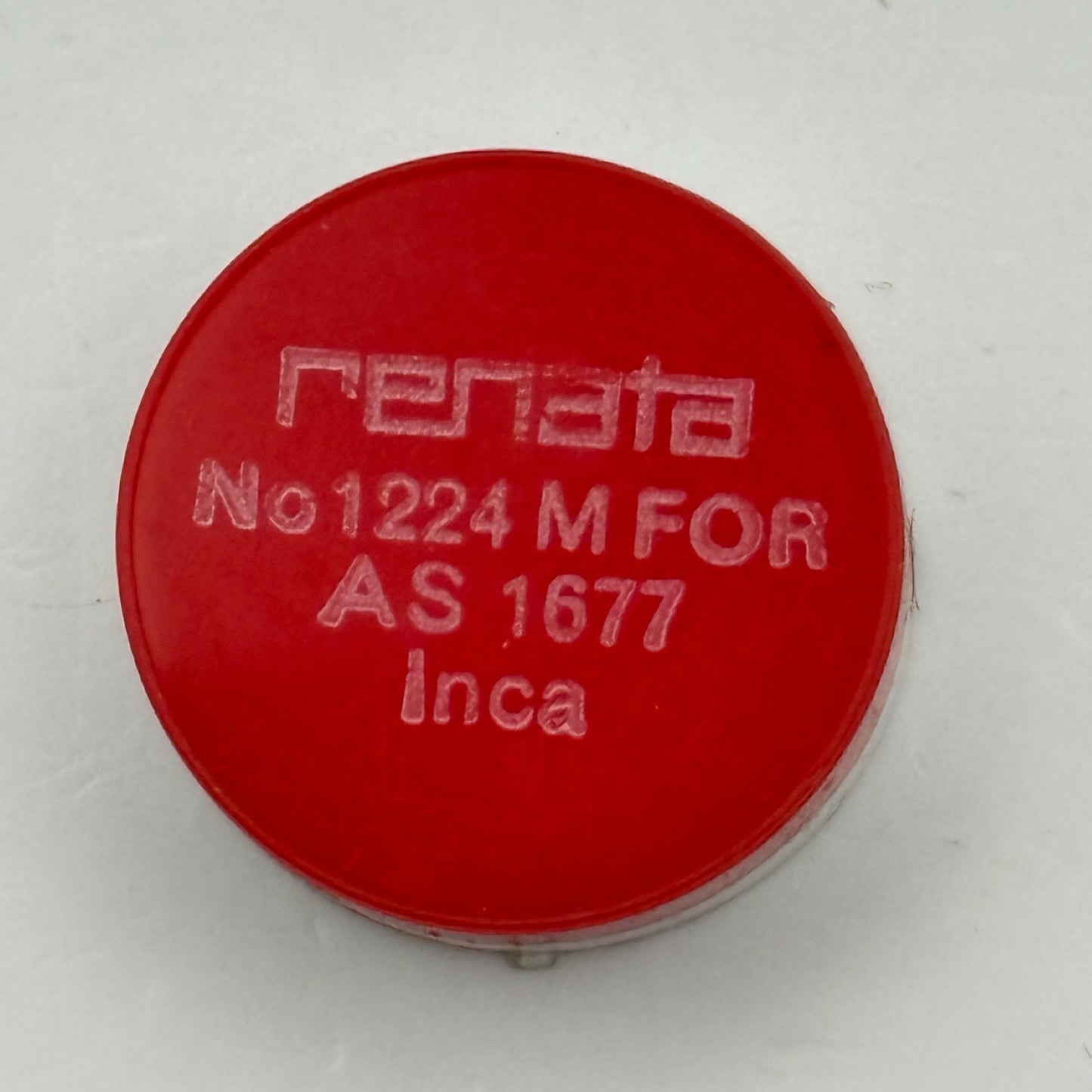 AS 1677 Balance Wheel Complete And Spring Inca 1224 M Watch Movement Parts NOS