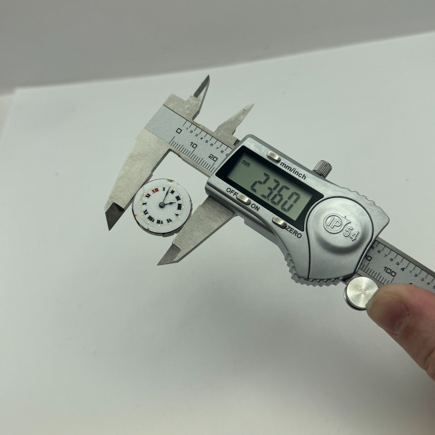 23.6mm 15 Jewels Roman Numerals Trench Watch Movement Manual Wind PARTS SPARES