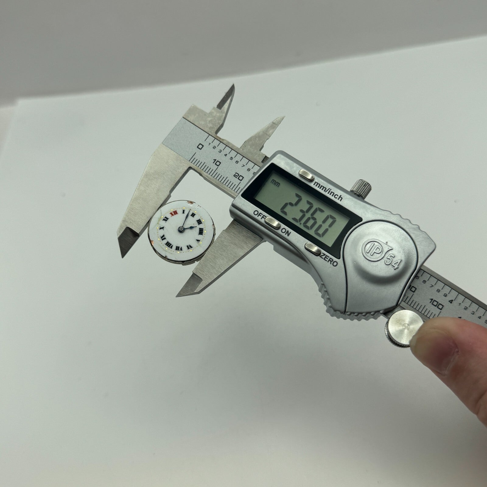 23.6mm 15 Jewels Roman Numerals Trench Watch Movement Manual Wind PARTS SPARES