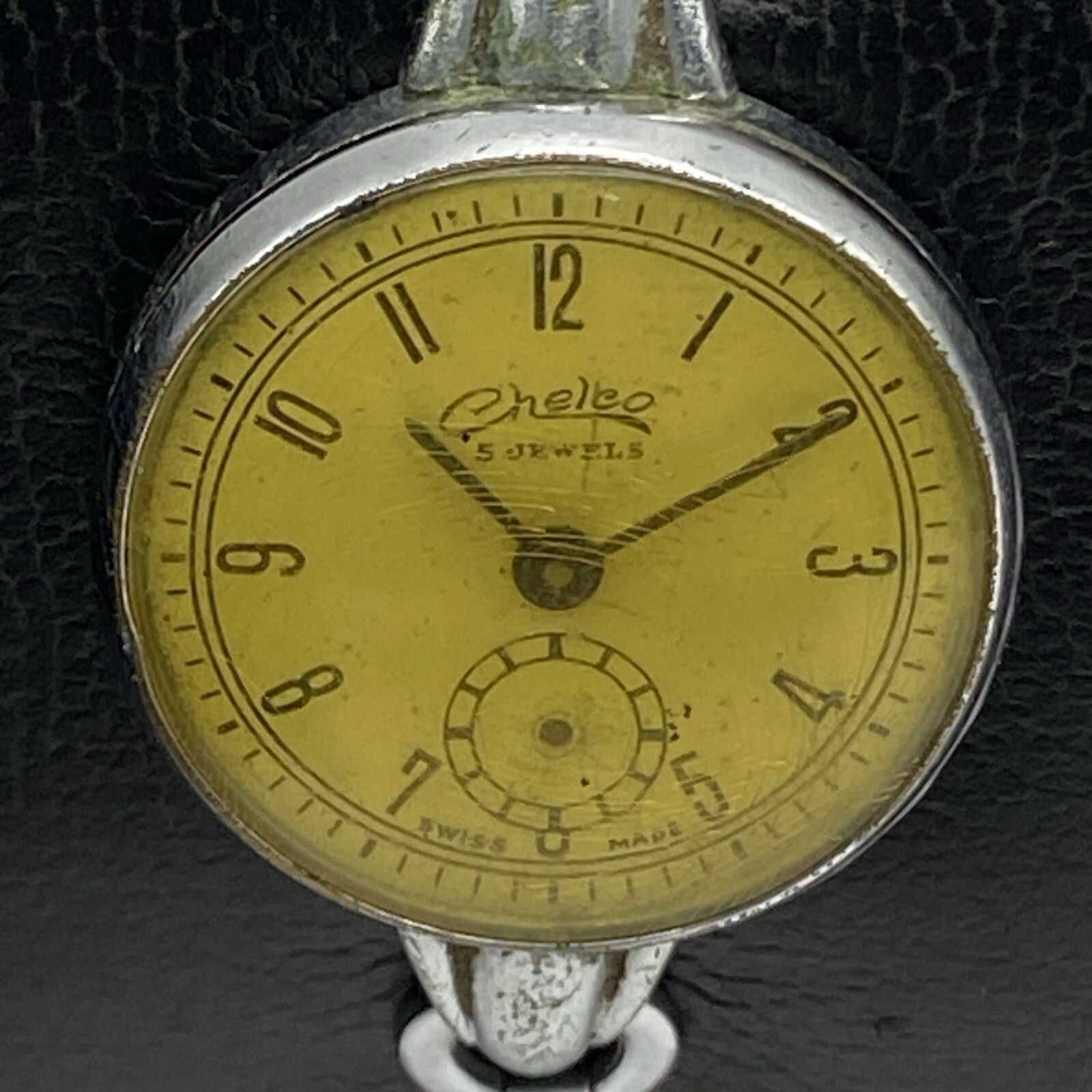 23mm Ladies Manual Wind Chelco EB 1226 Movement Watch NON WORKING