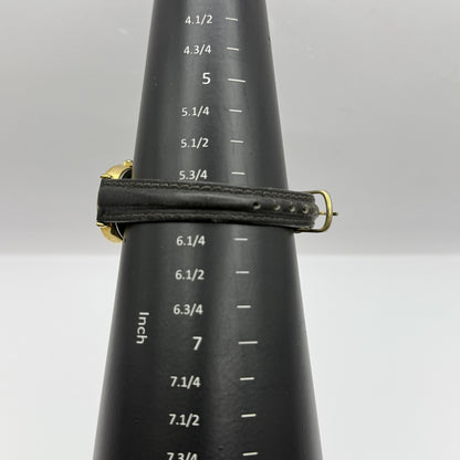 Working Ladies Pierre Nicol Gold Plated 24mm Quartz Watch New Battery Adjustable