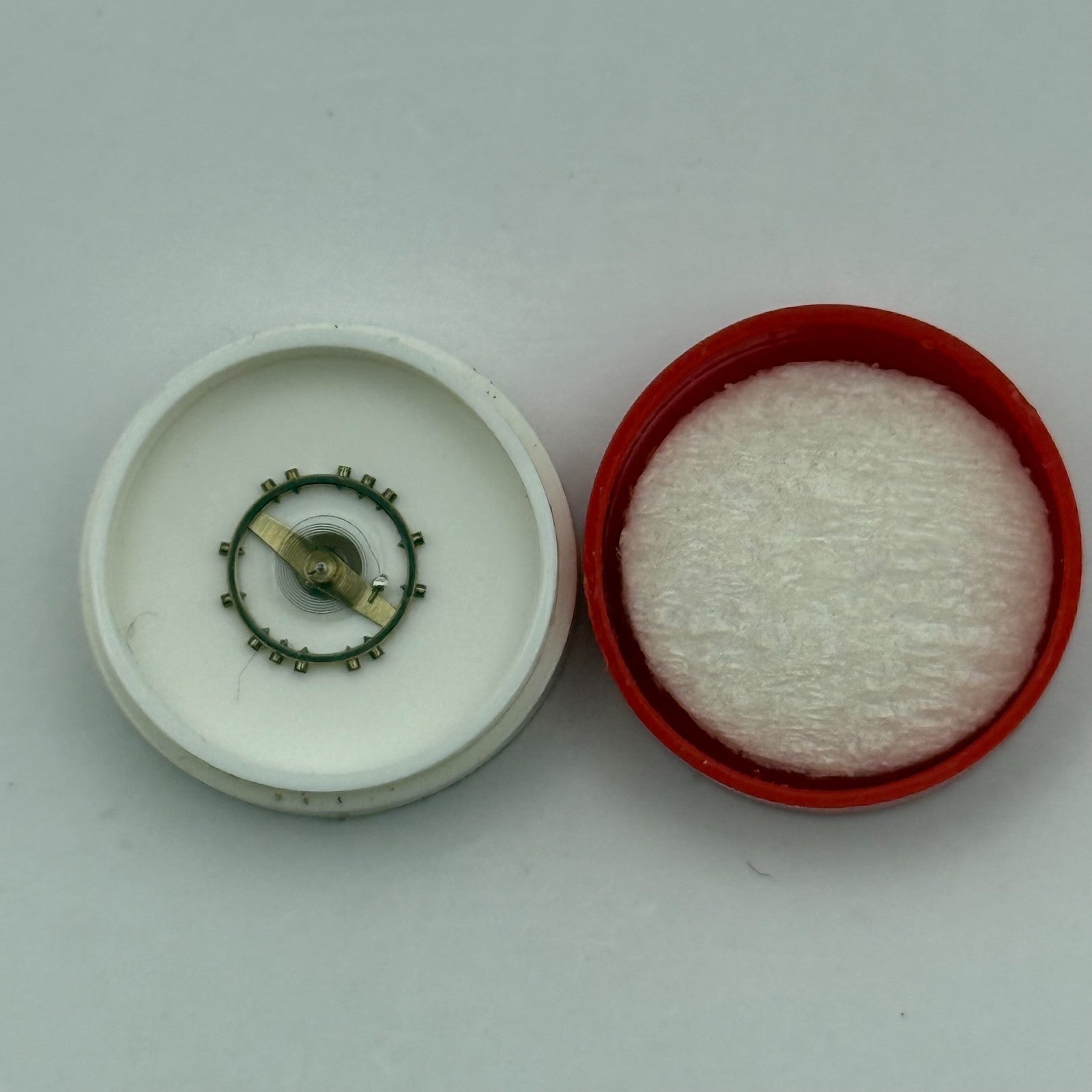 FHF 120 Balance Wheel Complete And Spring 6 3/4 - 8''' Watch Movement Parts NOS