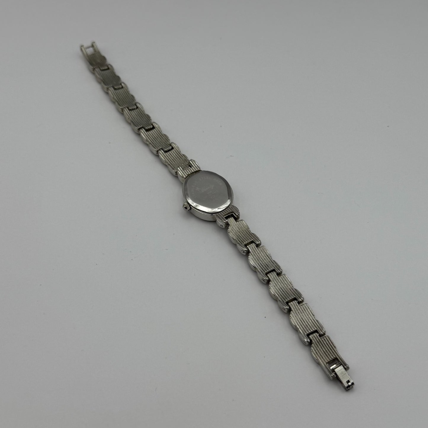 Divinity Ladies Quartz Watch Oval Dial Silver Tone Bracelet Working 19mm