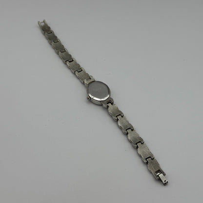 Divinity Ladies Quartz Watch Oval Dial Silver Tone Bracelet Working 19mm