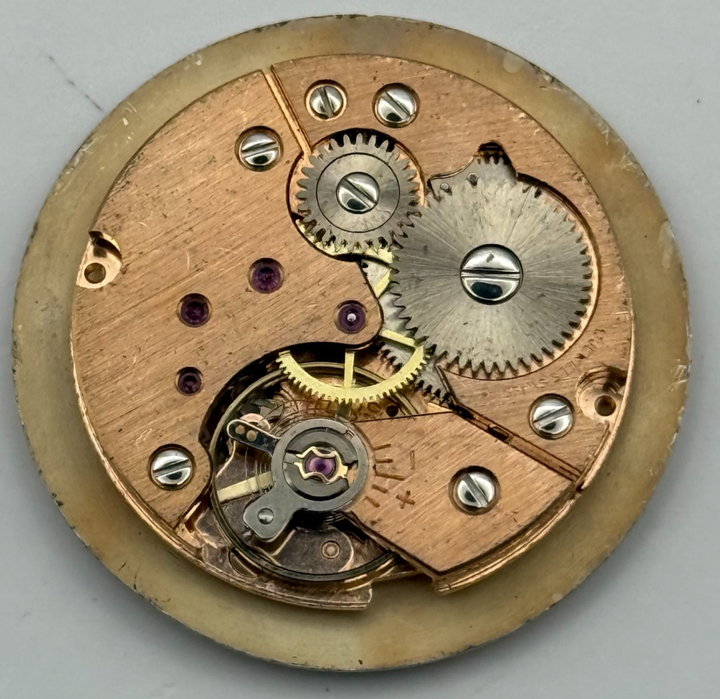 Peseux 7040 Watch Movement Audax Manual Wind Vintage Swiss Parts Repair 23.5mm
