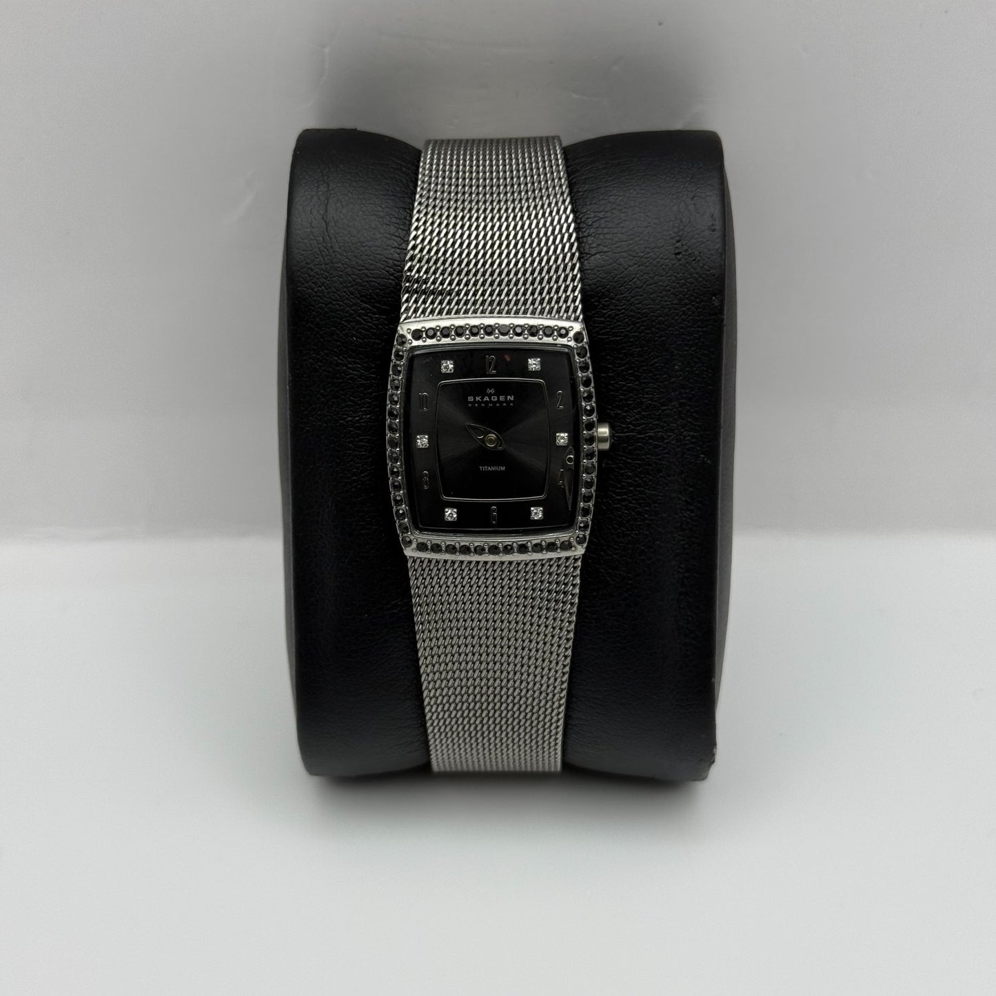 Skagen Denmark Ladies Quartz Watch Titanium Mesh Band Japan 21mm PARTS REPAIR