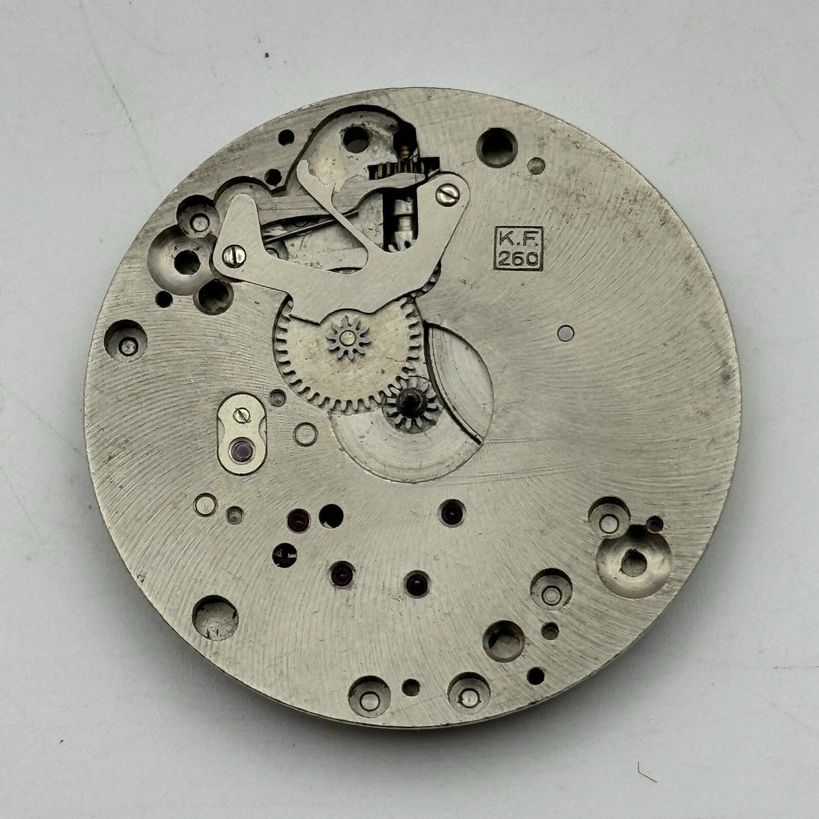 38.7mm Certina Kurth Freres KF 260 Pocket Watch Movement FOR PARTS Repair