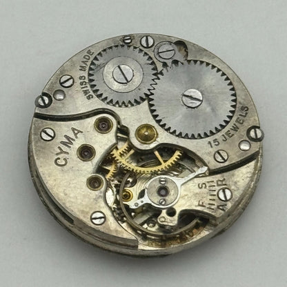 23.6mm Cyma Ref . 030 Manual Wind Watch Movement Swiss Vintage PARTS SPARES