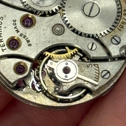 21.9mm Vintage Terminus High Grade Swiss Manual Wind Watch Movement PARTS