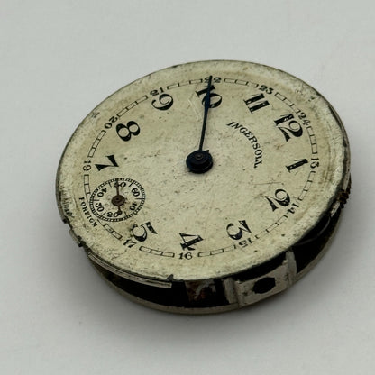 31mm Men's Ingersoll Sub Seconds Foreign Manual Wind Swiss Watch Movement PARTS