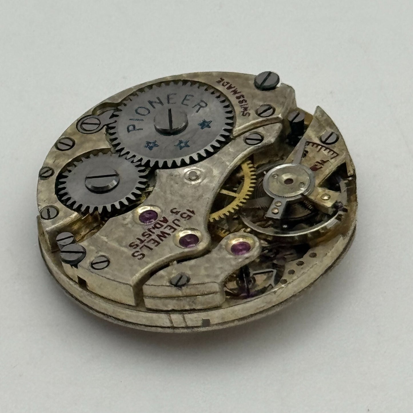 23.7mm Pioneer AS 340 31.1 A Schild Manual Wind Swiss Watch Movement PARTS SPARE