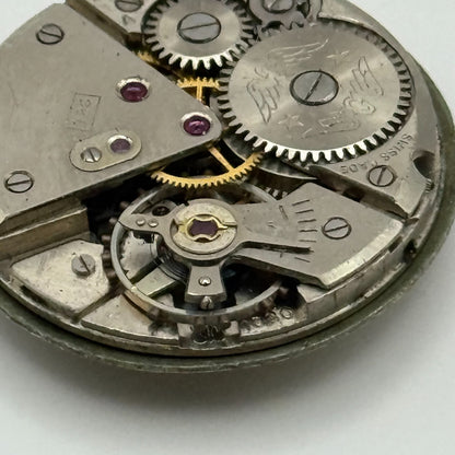 ETA 1080 Watch Movement Rotary 725 Manual Wind Vintage Swiss Parts Repair 23.6mm